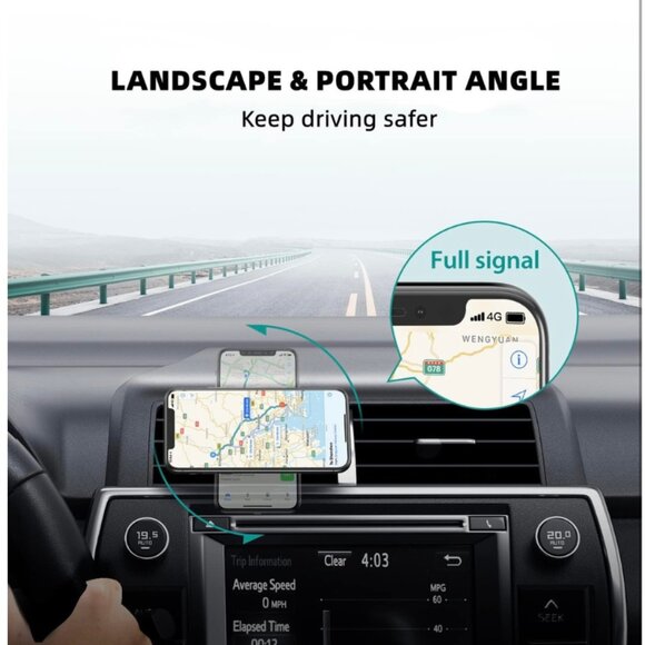 VICSEED Magnetic Phone Holder Car Vent Mount - Picture 3 of 10